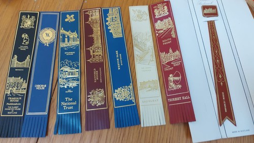Vintage leather bookmarks - vintage,