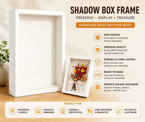 Shadow box frame 23x28x3 - shadow,
