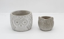 Set of 2 Light Grey Small &