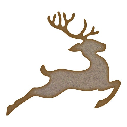 Flying reindeer mdf - mdf, cut