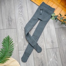 Kids School Thermal tights Grey Tights Girls Winter Warm Uniform School Tights