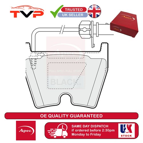 Apec brake pads set for - brake,