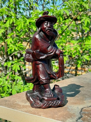 Vintage hand carved rosewood - vintage,