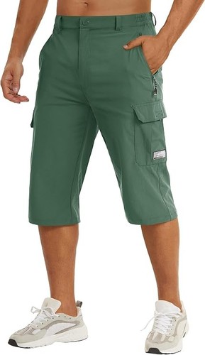 Men cargo shorts - cargo, three