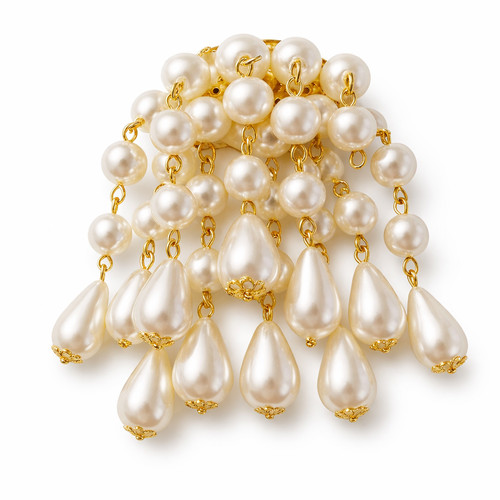 Vintage gold pearl - gold, cascade