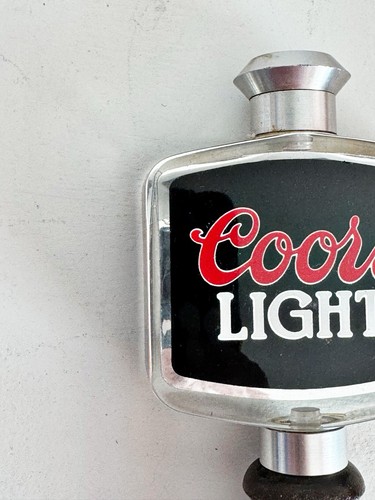 Vtg coors light lucite acrylic - light,