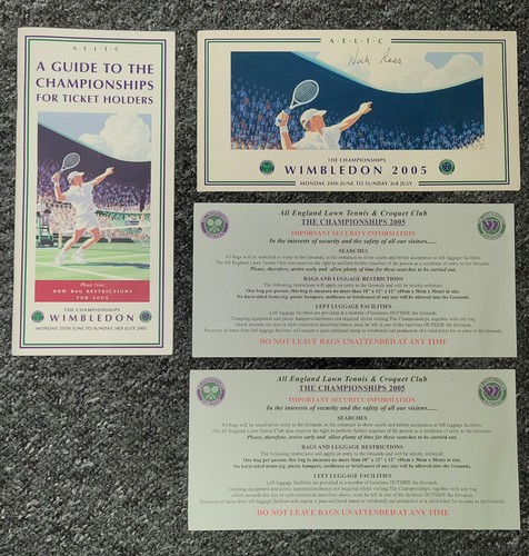 Official 2005 wimbledon - official,