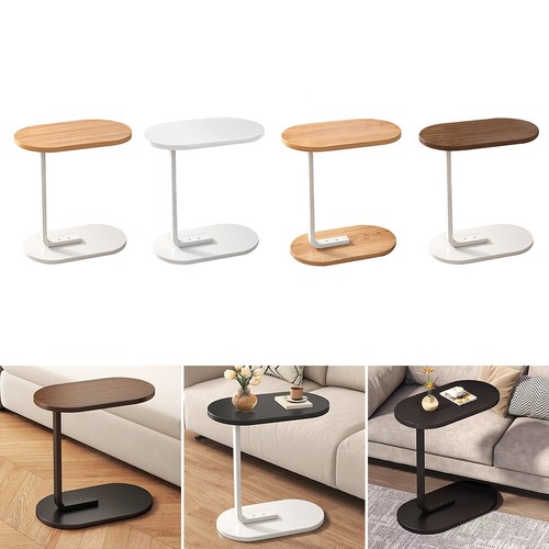 Shaped small side table slim - c-shaped,