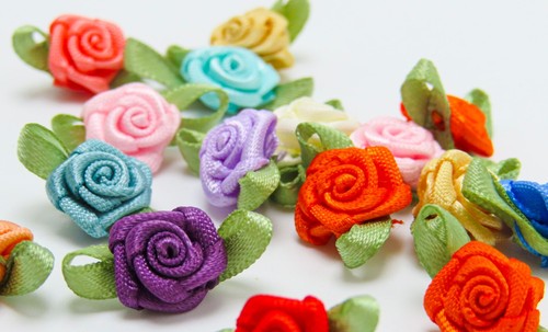 Rose mini ribbon - rose, roses