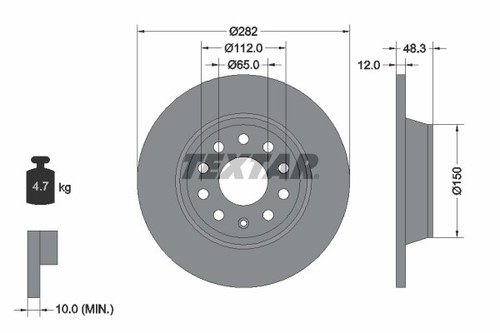 New brake disc for - new,
