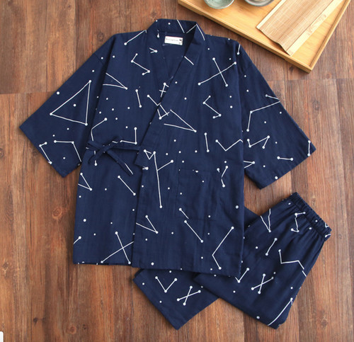 Chinese japanese mens blue - chinese,