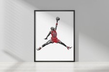 Michael Jordan jump man Poster