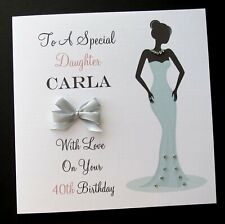 Large 8" Personalised Birthday Card Mum Sister Daughter Sister Friend Auntie Nan