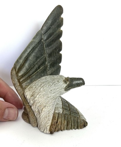 Iroquois stone eagle - stone, carving
