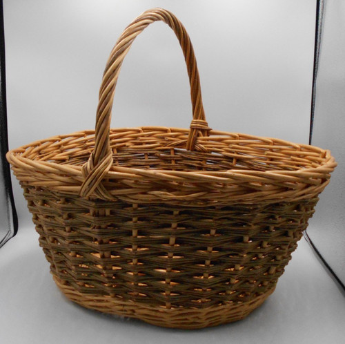 Wicker shopping basket medium - wicker,