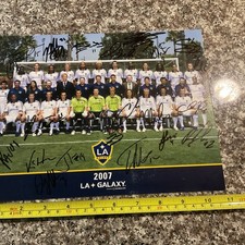 2007 L. A. Galaxy Team Signed