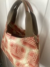 Orla Kiely bag Tate London Tote Retro vintage beige peach orange 