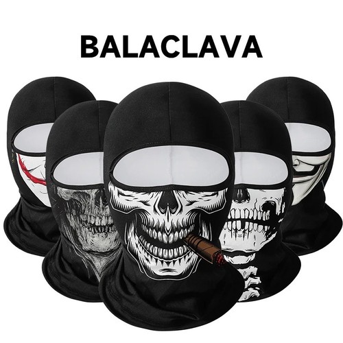 Motorcycle balaclava ghost - motorcycle,