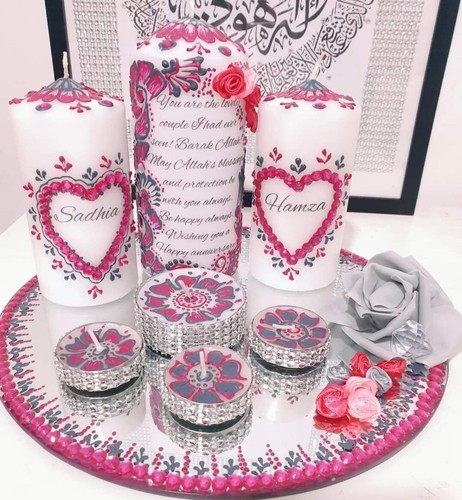 Henna candle wedding - henna, candle,wedding
