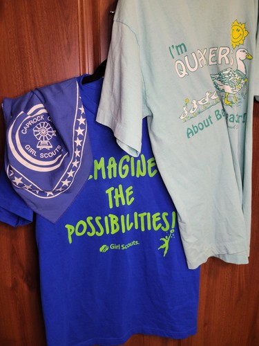 Vintage girl scouts shirts - girl,