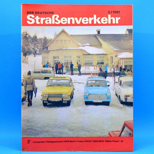 German road traffic 1981 - road,
