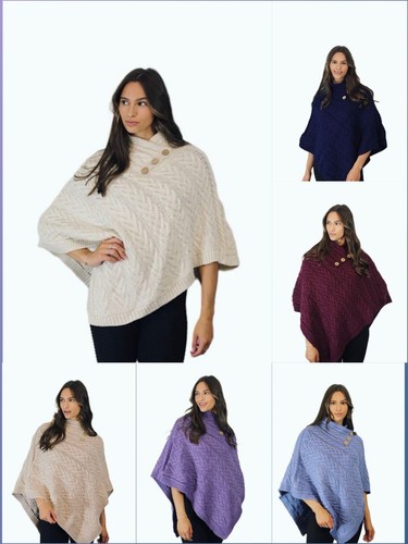 Women winter poncho with - women's,