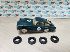 SCALEXTRIC C68  NO1 GLOSSY GREEN ASTON MARTIN "WITH LIGHTS  SUPERB