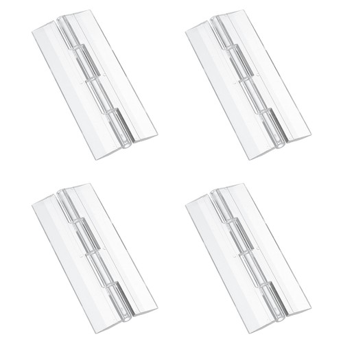 Pcs clear plastic hinges - pcs,