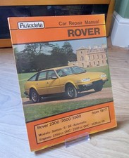 ROVER 2300 2600 3500 Autodata Workshop Manual from 1977 onwards  - FREE POSTAGE