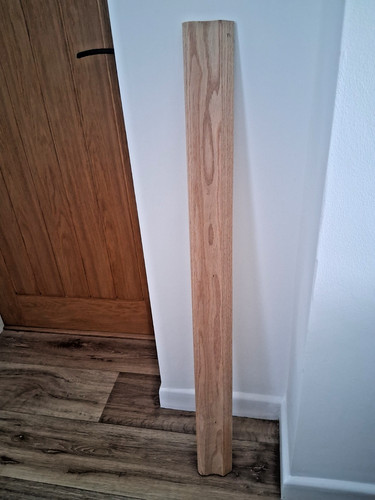 Oak handrail pig ear - handrail, "pig's