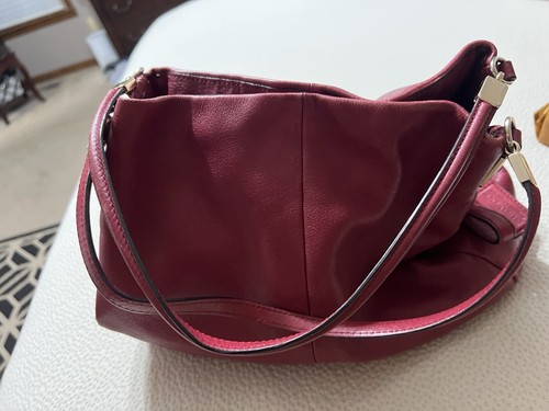 Coach burgundy shoulder - coach, bag