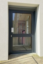 NEW ALUMINIUM SHOP FRONT ENTRANCE DOORS DIRECT FROM THE MANUFACTURER FROM £899