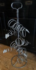 Hand Crafted Wrought Iron 8 Bottle Wine Rack