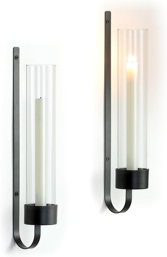 Sziqiqi black wall candle - wall,