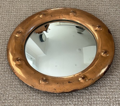 Brass porthole style wall - brass, porthole-style