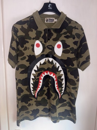 Bathing ape shark polo - ape, shirt
