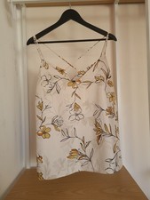 F&F Floral Autumnal Patterned Heavyweight Cami Top, Size 16 Women's