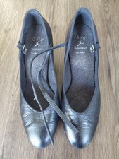 Capezio 650 2" Black Leather