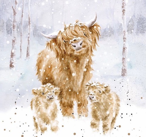 Wrendale luxury christmas card - luxury,