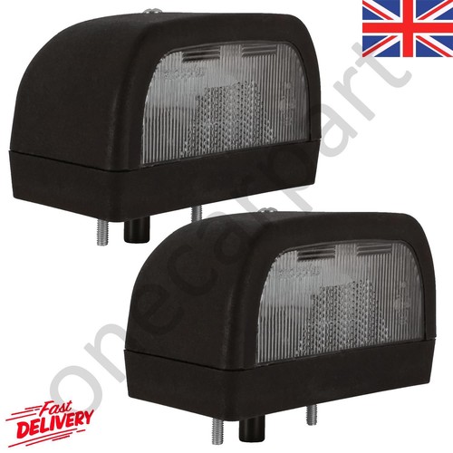 Universal number plate lamp - 2x,