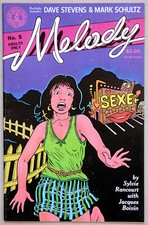 Melody #5 inc Dave Stevens page - Kitchen Sink Press - S Rancourt - J Boivin