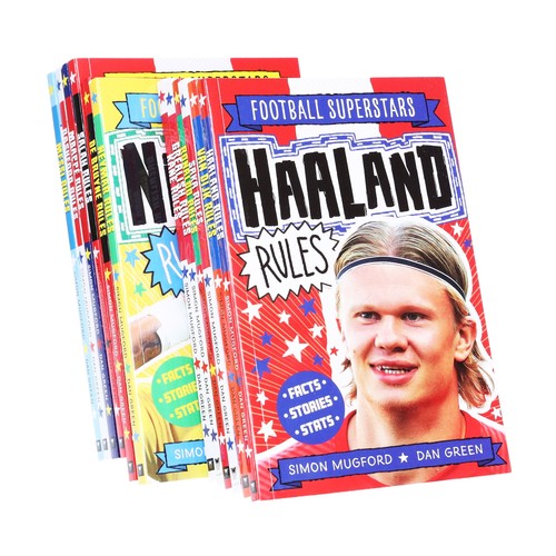 Football superstars book - football, 12-book