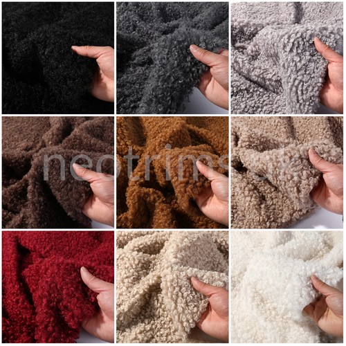 Fur fabric faux sheeps - fabric,