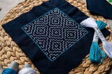 Sashiko Triple Persimmon
