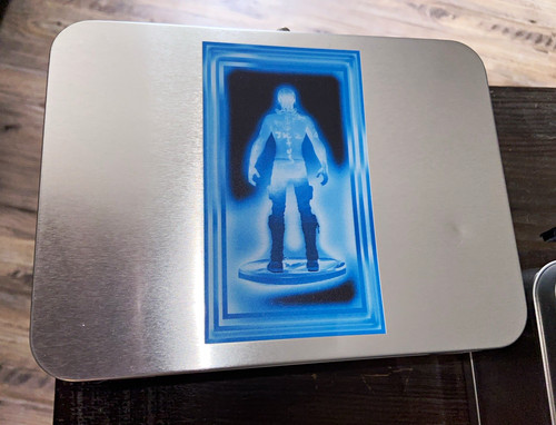 Metal lunchbox tin - metal,