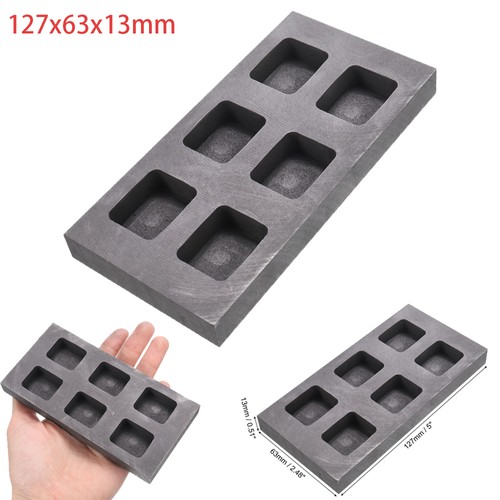 Gold silver graphite ingot - silver,