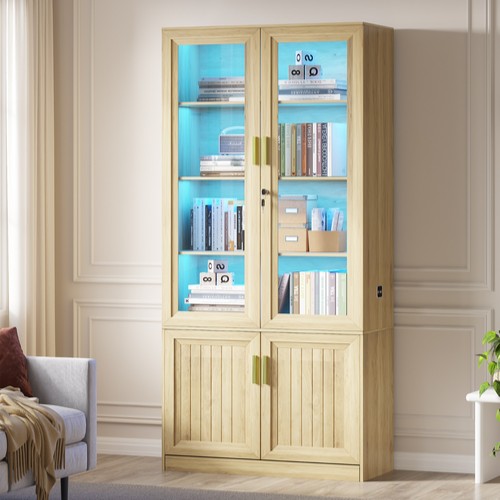 Display cabinet with glass - cabinet,