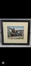 Framed Picture Of A Steam Train