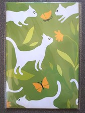 Wrapping Paper White Cat 68cm