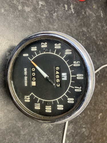 Harley shovelhead speedometer - harley,